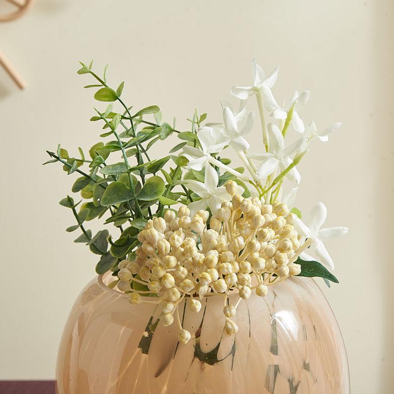 アートフラワーブーケ ラナンキュラス カロライナジャスミン 立体絵画