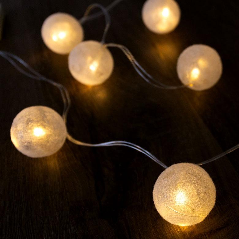 LEDガーランド フロストボール LEDライト ホワイト 5×170 [94300]【 クリスマス ツリー 装飾 デコレーション LED ライト 球 】 |  | 10