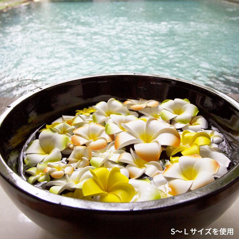 プルメリア アジアン 造花 ／1個55円 メール便対応 プルメリア アジアン 造花 スタンダードタイプ Mサイズ