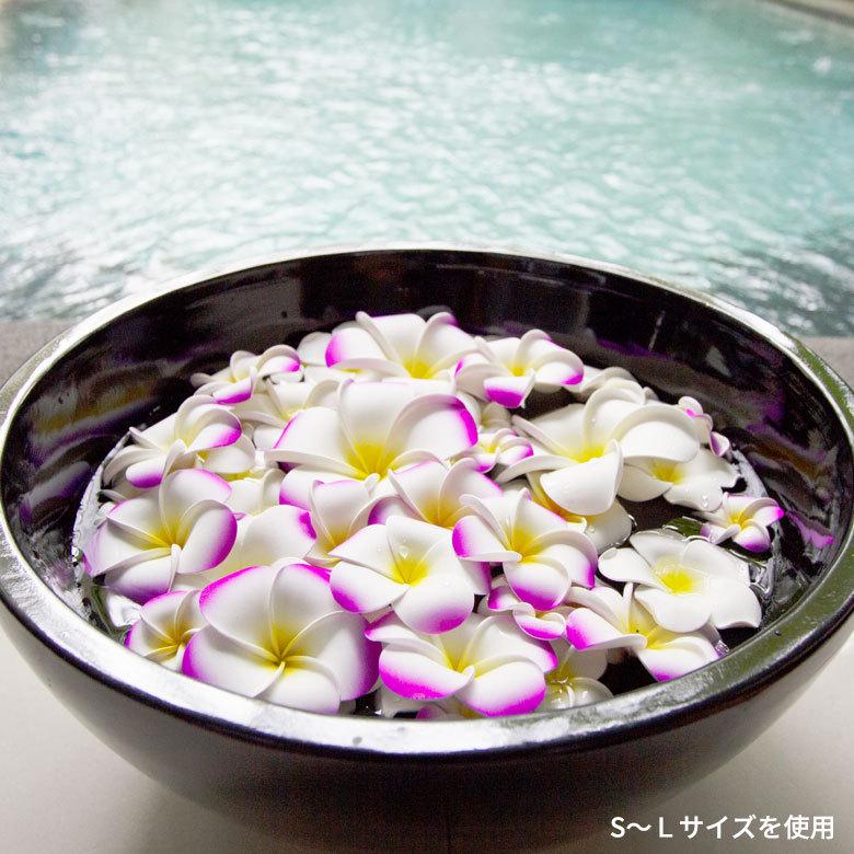 メール便対応 プルメリア アジアン 造花 スタンダードタイプ Mサイズ