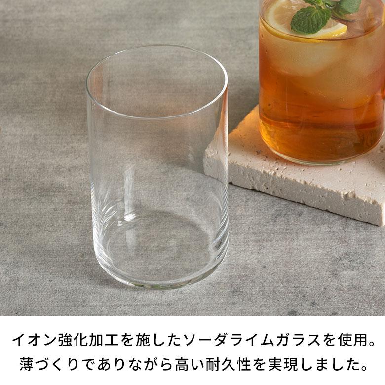 ガラスコップ ロックグラス 強化ガラス 割れにくい タンブラー ビアグラス 355ml 薄口 食洗器対応 日本製 洗いやすい シンプル おしゃれ 業務用 アジアン 94881 | 吉谷硝子 | 04