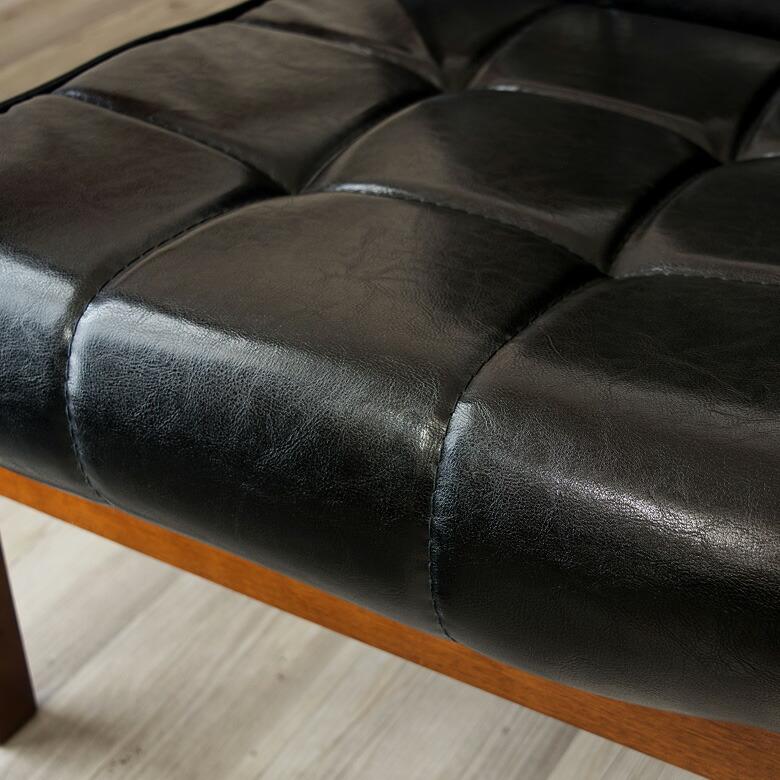 ソファ1人掛け 合皮レザー 肘掛け 幅68cm [96018]【 ミッド