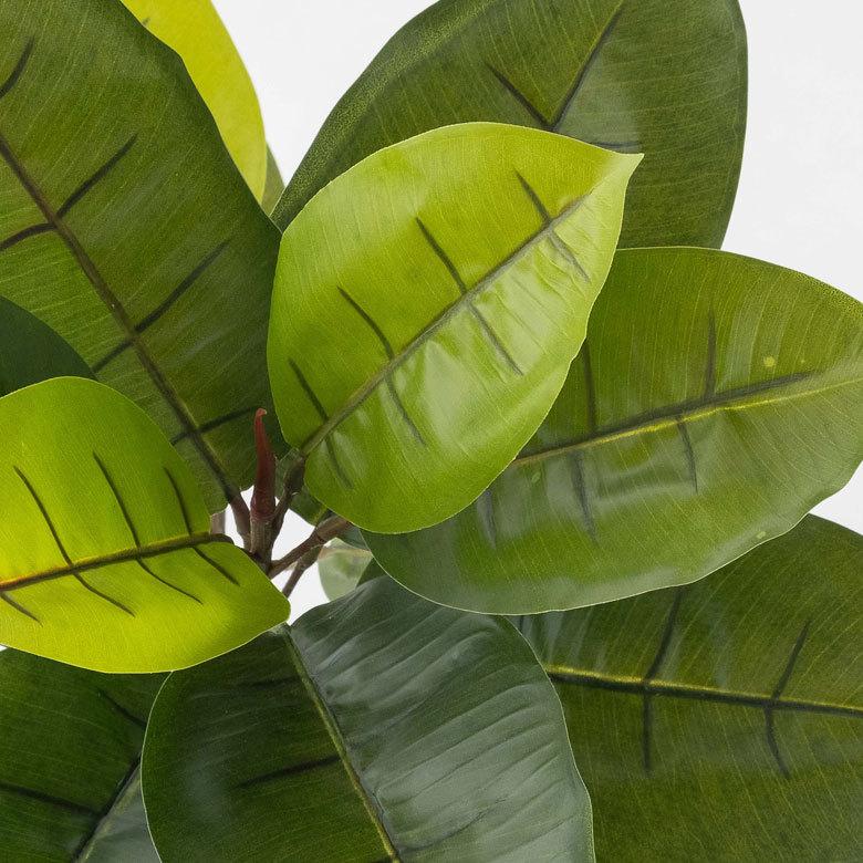 フェイクグリーン ゴムの木 高さ 95cm 鉢付き 観葉植物 グリーン 99089