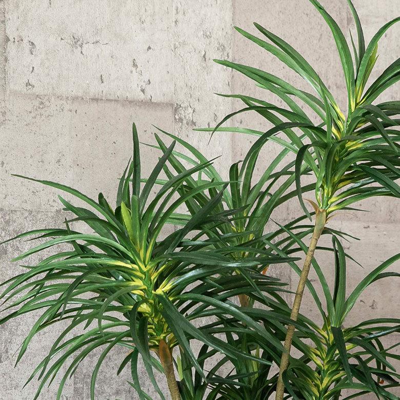 フェイクグリーン ユッカ 高さ 90cm 鉢付き 観葉植物 グリーン 99091