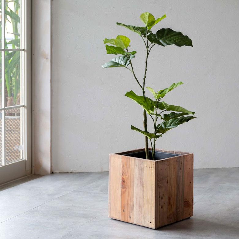 フェイクグリーン フィカス ウンベラータ 高さ 70cm 鉢付き 観葉植物 グリーン 99092_11