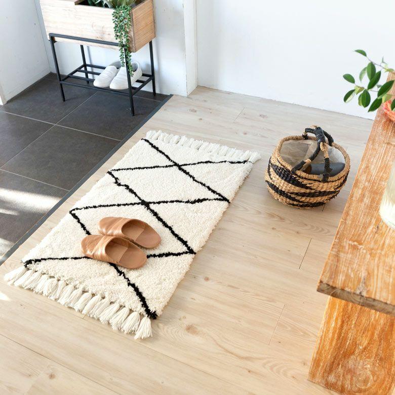 玄関マット ラグマット 約 50×80cm ベニオワレン風 ベニワレン 風