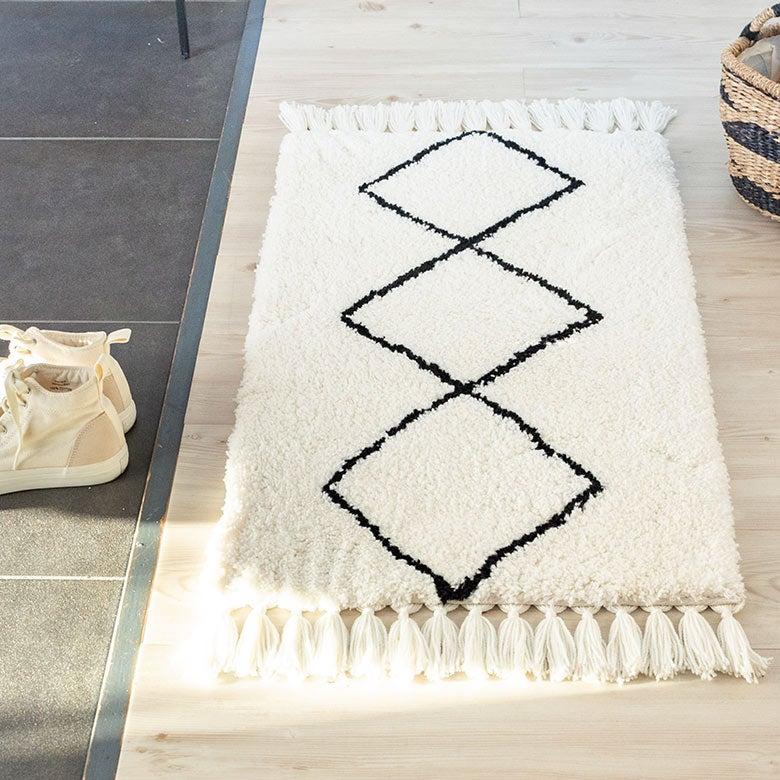 玄関マット ラグマット 約 50×80cm ベニオワレン風 ベニワレン 風