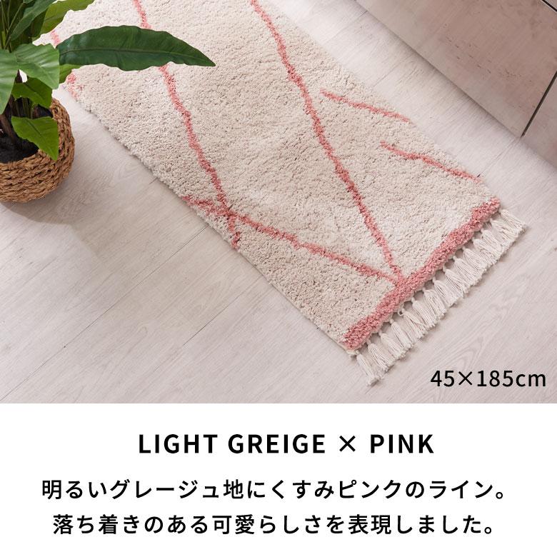 ラグ 玄関 マット 室内 約 50×80cm ベニオワレン 風 滑り止め 付