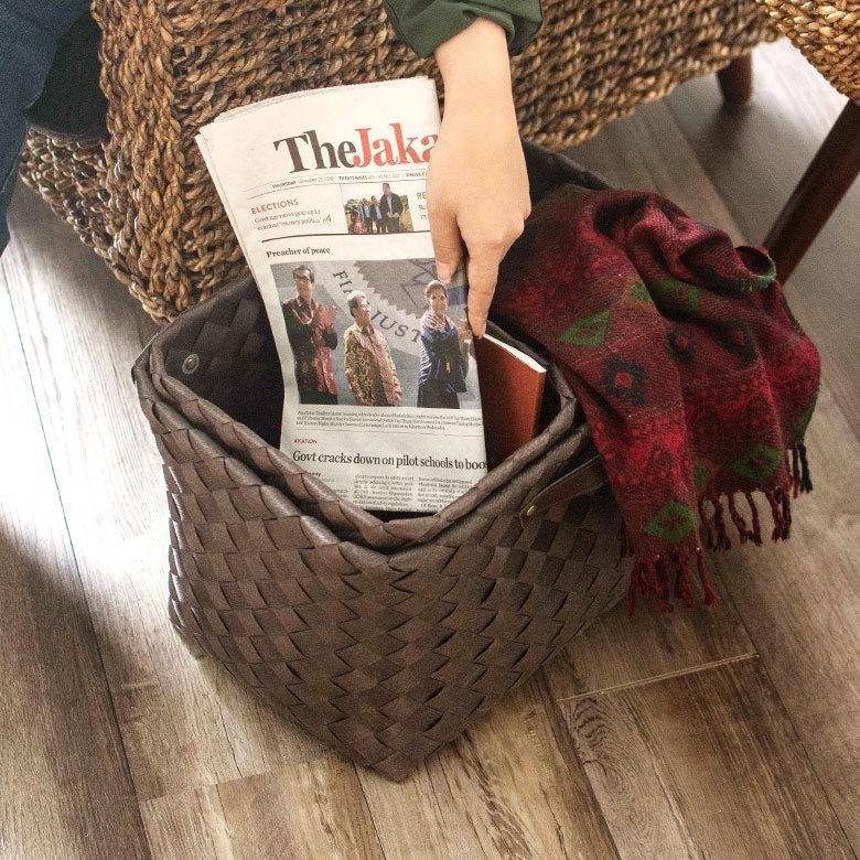 白樺手編みカゴ 壁掛けタイプ（大） library.umsida.ac.id