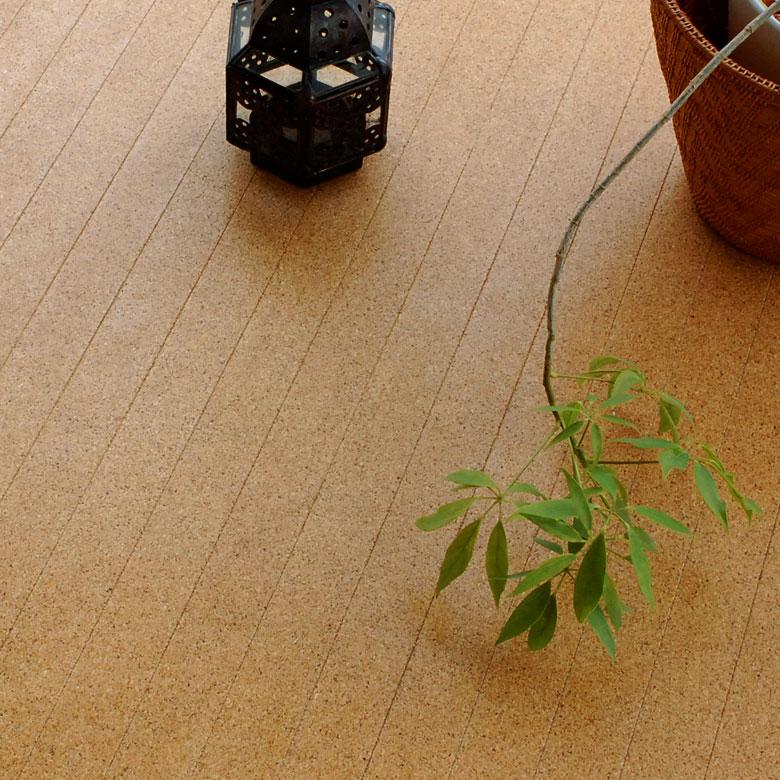 1梱包 軽量 コルク カーペット 消臭 抗菌 エコキメラ 江戸間 6畳用 約 