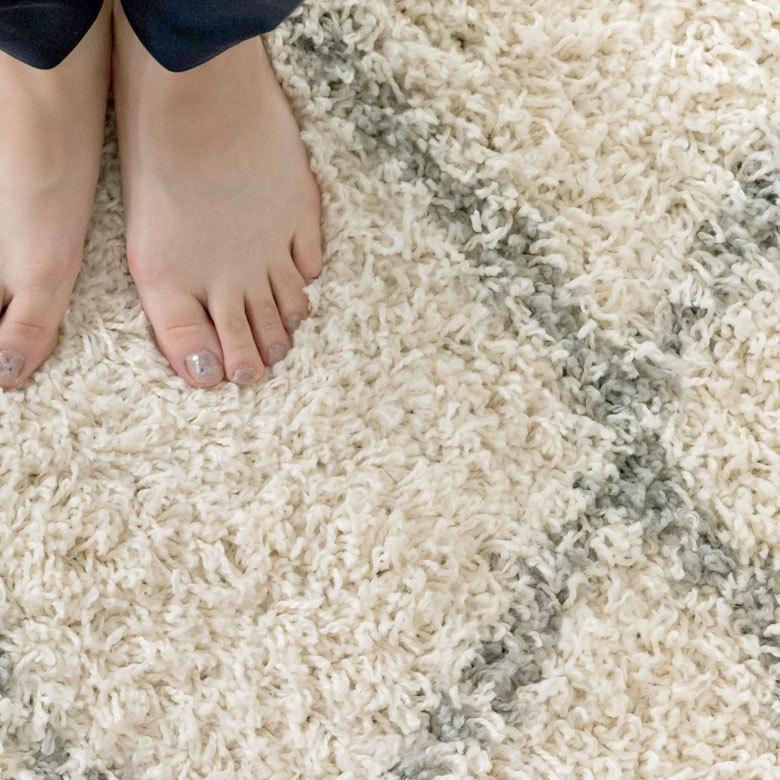 ラグ マット 約 200×250cm ベニオワレン 風 エジプト製 アイボリー カーペット 長方形 おしゃれ 絨毯 じゅうたん オールシーズン リゾート エスニック eg8404 |  | 03