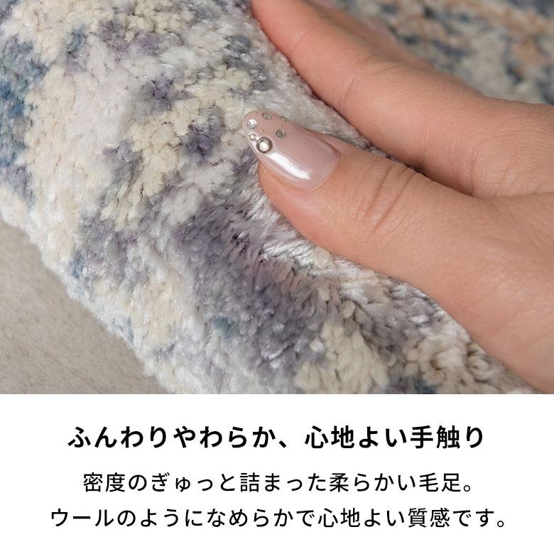 ラグ ラグマット 130×190 1.5畳 メダリオン柄 床暖房対応 ホットカーペット対応 ウィルトン織  アンティーク風 カーペット ペルシャ絨毯風 おしゃれ eg84050 | ブランド登録なし | 06