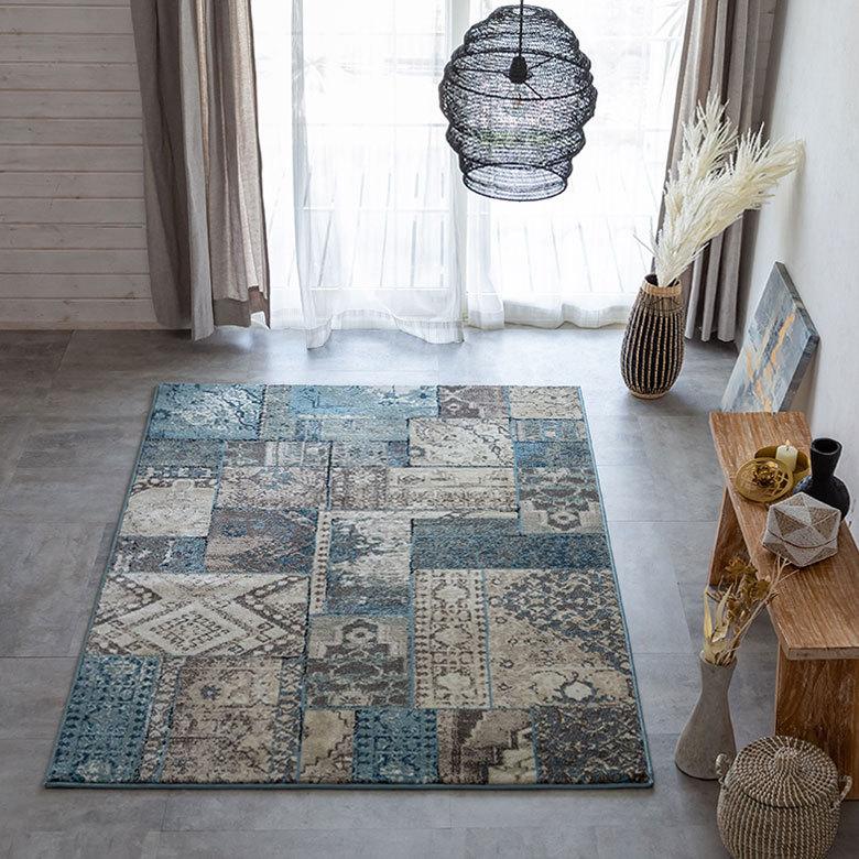 ラグ ラグマット 約 133×190cm ヴィンテージ 風 ビンテージ