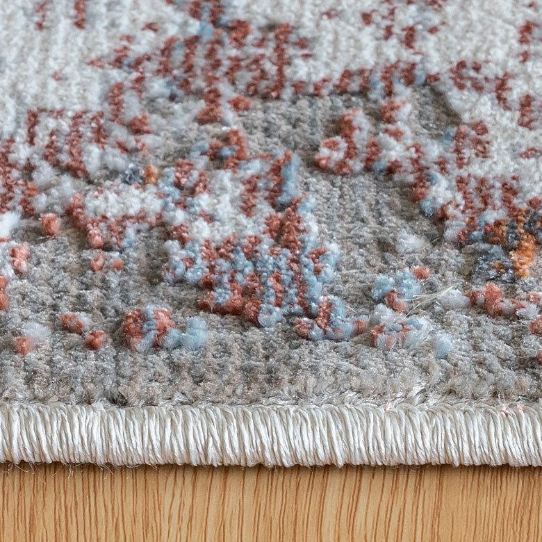 ラグ ラグマット 約 130×190cm エジプト製 ペルシャ 絨毯風 抽象 アート ウィルトン織り アンティーク風 eg84220-rd｜asia-kobo｜17