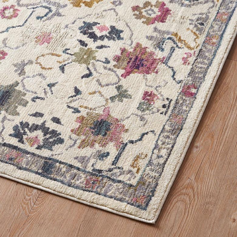 ラグ マット おしゃれ ウィルトン 織り ペルシャ 花柄 絨毯 カーペット