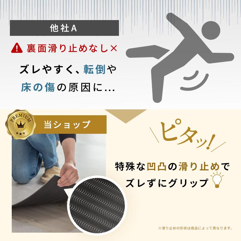 フロアタイル 置く 貼ってはがせる ブルックリン 接着剤不要 敷く 12枚