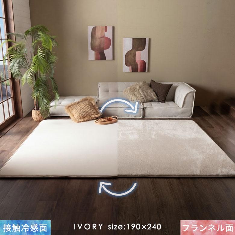 冷感 ラグ 高反発 低反発 のような 1.5畳 2畳 3畳 ラグ カーペット 冷感 ひんやり オールシーズン リバーシブル 夏用 おしゃれ 厚手 極厚 リビング 西海岸 kr250 | ブランド登録なし | 04