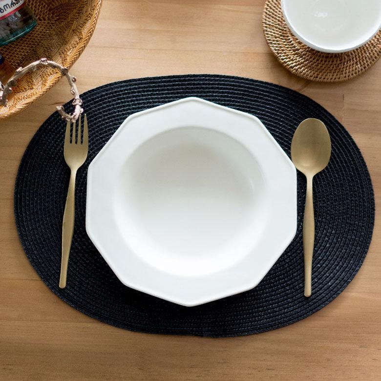 メール便対応 今ならコースタープレゼント ランチョンマット オーバル 4枚セット 5色展開 lm-o-602 |  | 24