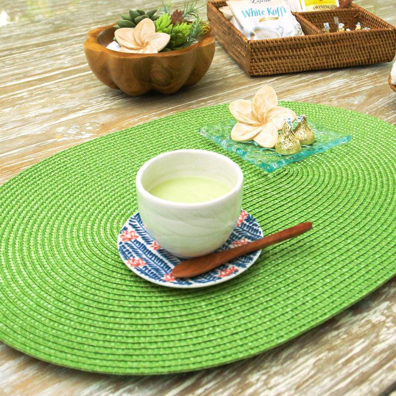 メール便対応 今ならコースタープレゼント ランチョンマット オーバル 4枚セット 5色展開 lm-o-602 |  | 14