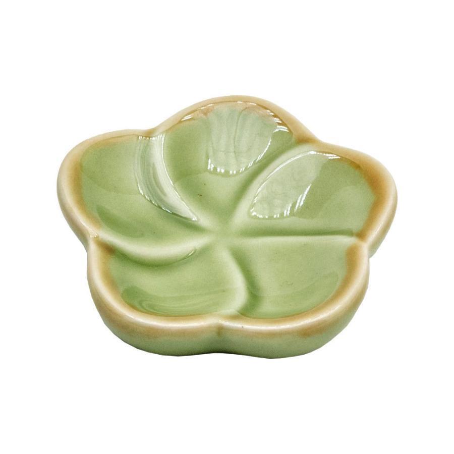 箸置き プルメリアモチーフ 一輪タイプ 3.9cm ホワイト グリーン 陶器製 pl1-668 |  | 21