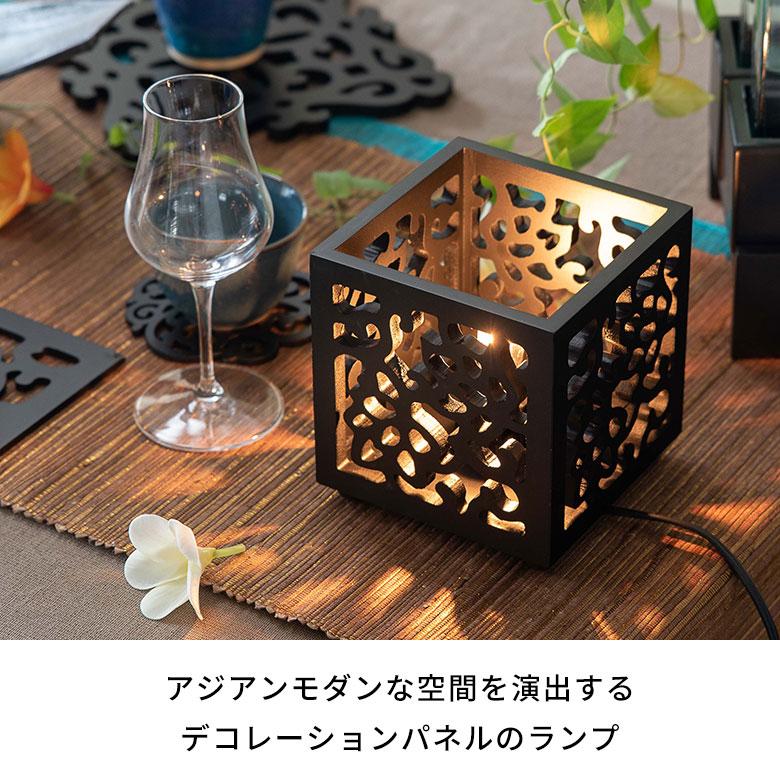 ロータスモチーフのアートパネルランプ vn50730 | ブランド登録なし | 01