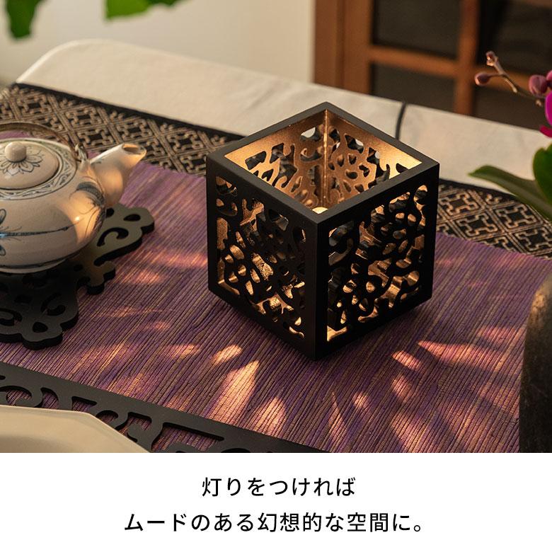 ロータスモチーフのアートパネルランプ vn50730 | ブランド登録なし | 04