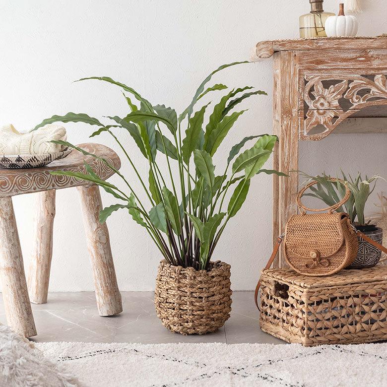 シーグラス 編まれた プランターカバー Sサイズ vn51000 |  | 02