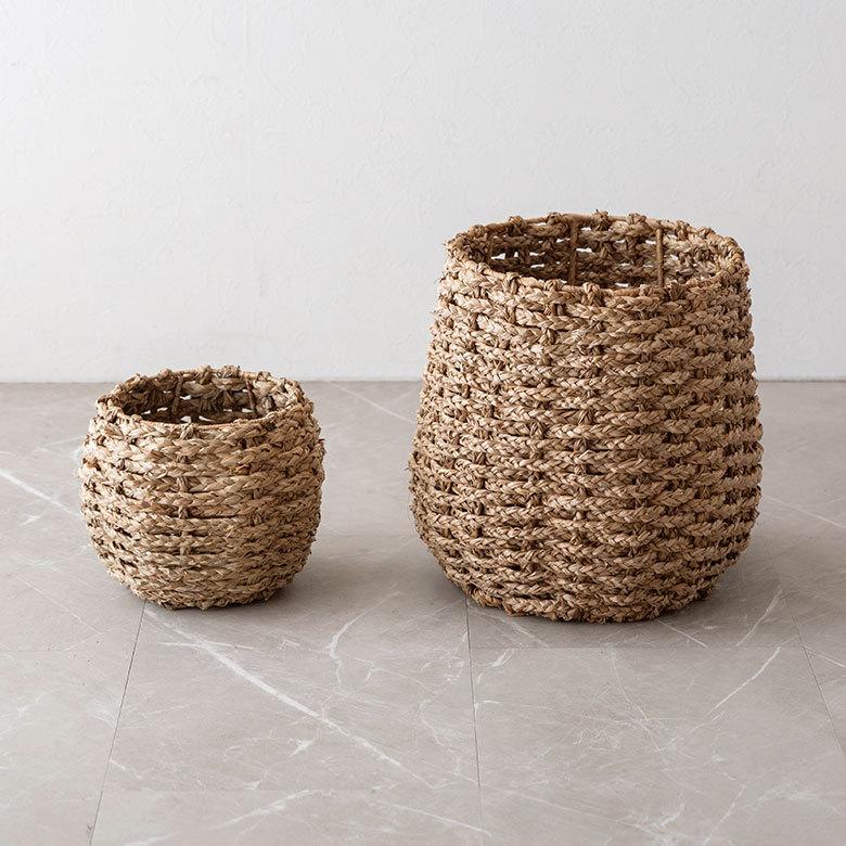 シーグラス 編まれた プランターカバー Sサイズ vn51000 |  | 09