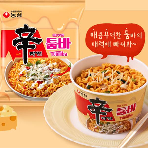 農心辛ラーメントゥーンバ(137g)』 4袋マルチパック☆NEW : Asia