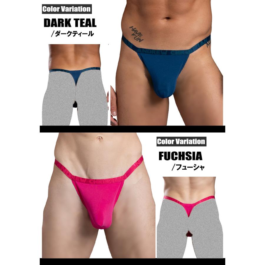 ヒモ男専用 メンズTバック AndrewChristian Lust Modal Thong w/ ALMOST NAKED T