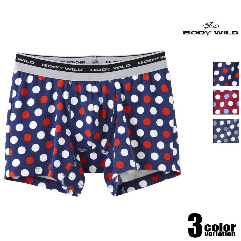 ボクサーパンツメンズ Body Wild ボディワイルド ドット柄 混綿 水玉 男性下着 パンツ Bw Bwg090j Asiancloset 通販 Yahoo ショッピング