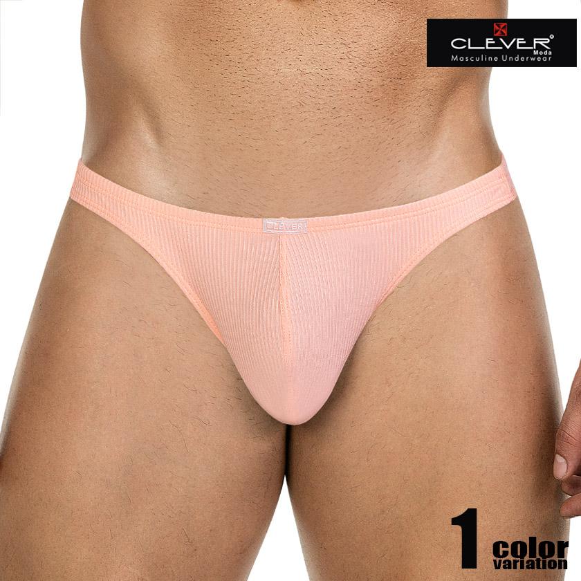 メンズTバック CLEVER/クレバー APOLO THONG Orange リブ ストレッチ