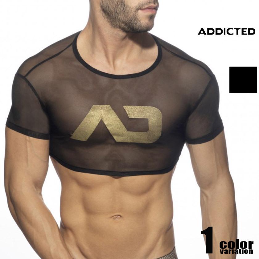 Addicted アディクティッド Ad Net Crop Top クロップトップ ハーフトップ メンズ ファッション トップス Es Ad1021 Asiancloset 通販 Yahoo ショッピング