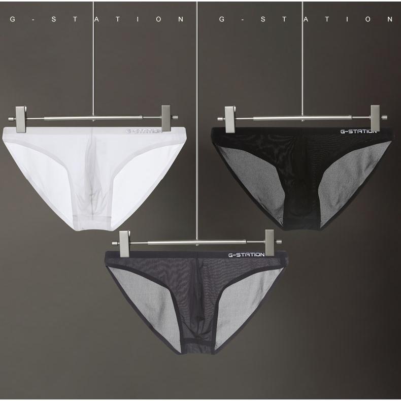 ビキニ G Station ジーステーション シームレスシリーズ フロントのみ縫い目 立体加工 軽量 透け シースルー メンズ 男性下着 立体縫製 G S2112sj Asiancloset 通販 Yahoo ショッピング