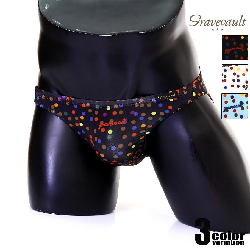下着・アンダーウェア sato メンズビキニ【Gravevault/グレイブボールト】Dot Bikini パンツ 男性