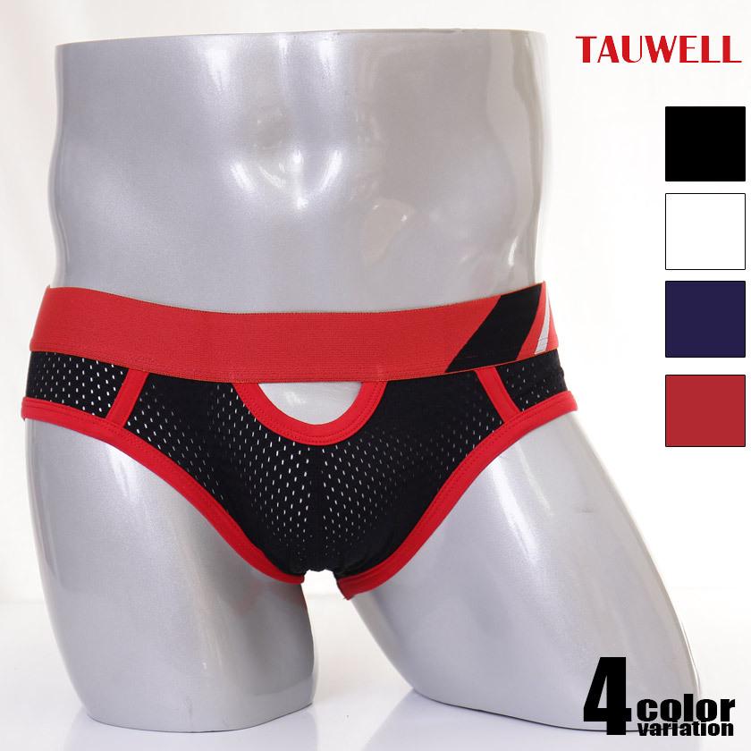 Tauwell タオウエール ビキニブリーフ 男性下着 メンズ パンツ セクシー 穴あき メッシュ 通気性 スポーツ Tau 0101 Asiancloset 通販 Yahoo ショッピング