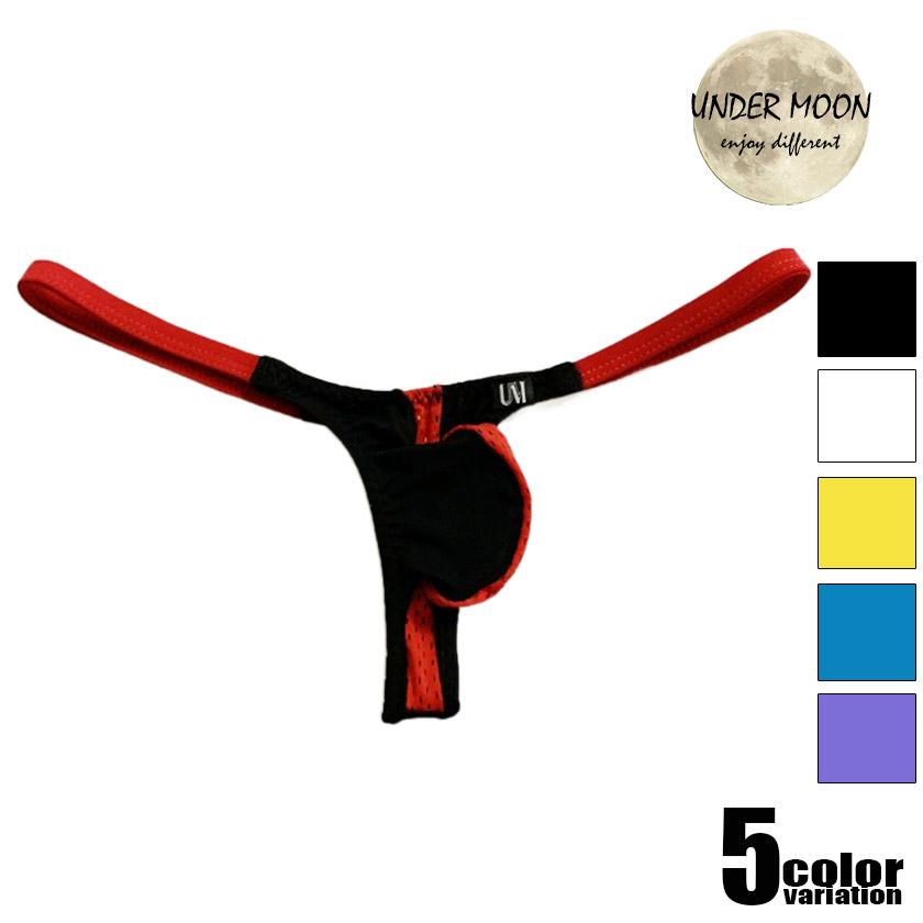 UNDER MOON/アンダームーン 部分メッシュ ミニマムTバック Tバック