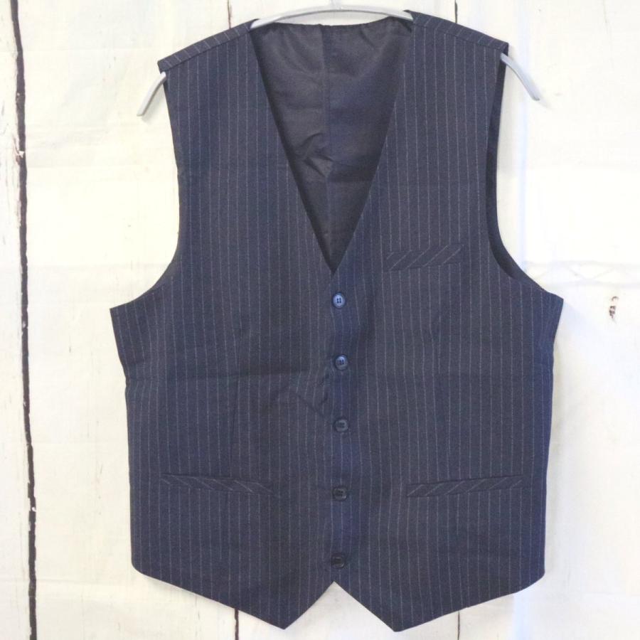 3ピーススーツ XLサイズ WEEN CHARM ダブルスーツ ストライプ グレー