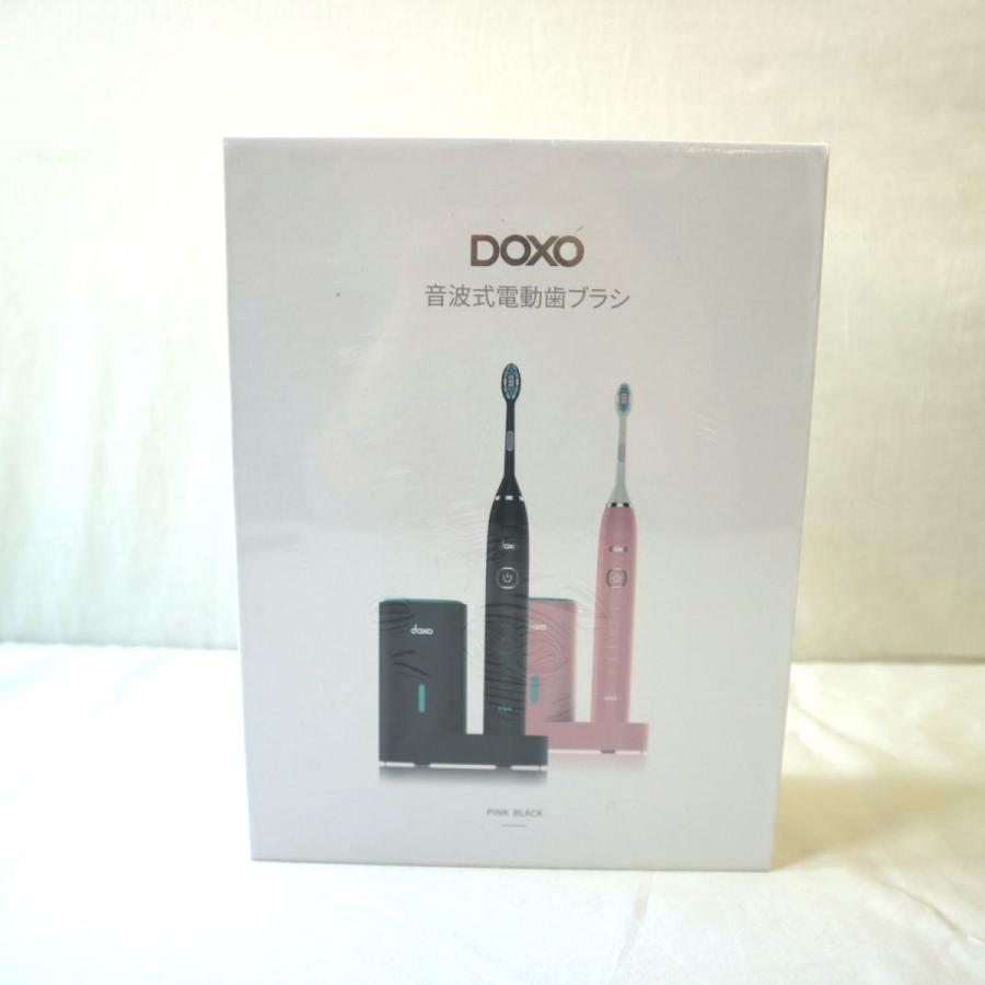 DOXO 音波電動歯ブラシ D8 除菌器付属 替えブラシ×4本 収納ケース付き