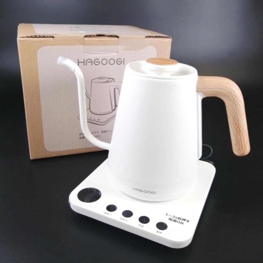 温調ドリップケトル GEK-1802 バリスタ機能 HAGOOGI 注ぎやすい 持ちやすい 自動に電源OFFアウトレット : アンシャイ ...