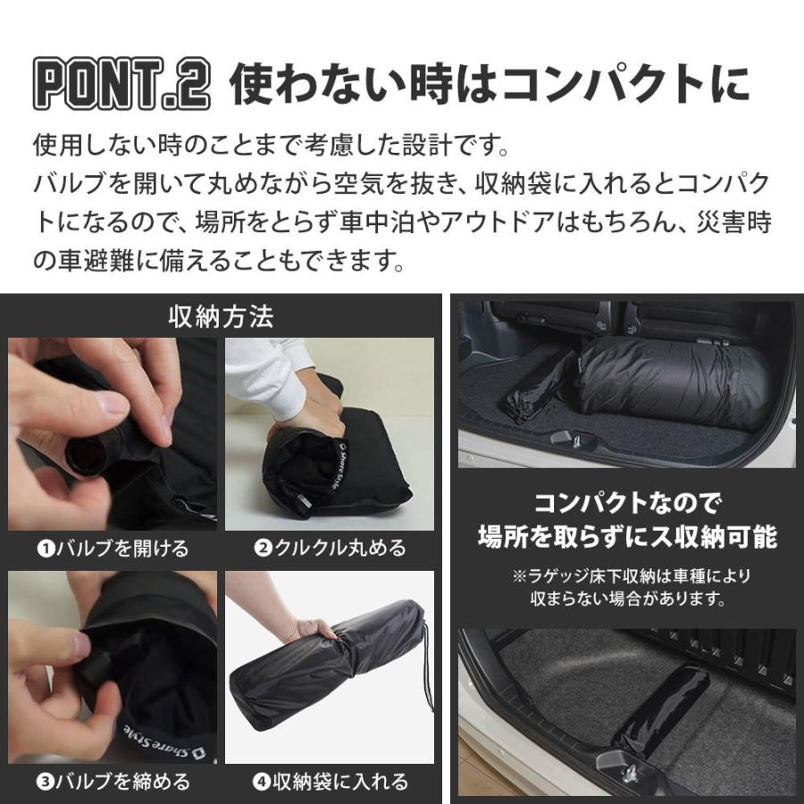 シェアスタイル シート段差解消 インフレータブルマット 1p 収納袋付き