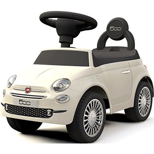 乗用玩具 フィアット500 FIAT500 ライセンス品 足けり玩具 足けり乗用玩具 乗り物おもちゃ [620] (ホワイト)
