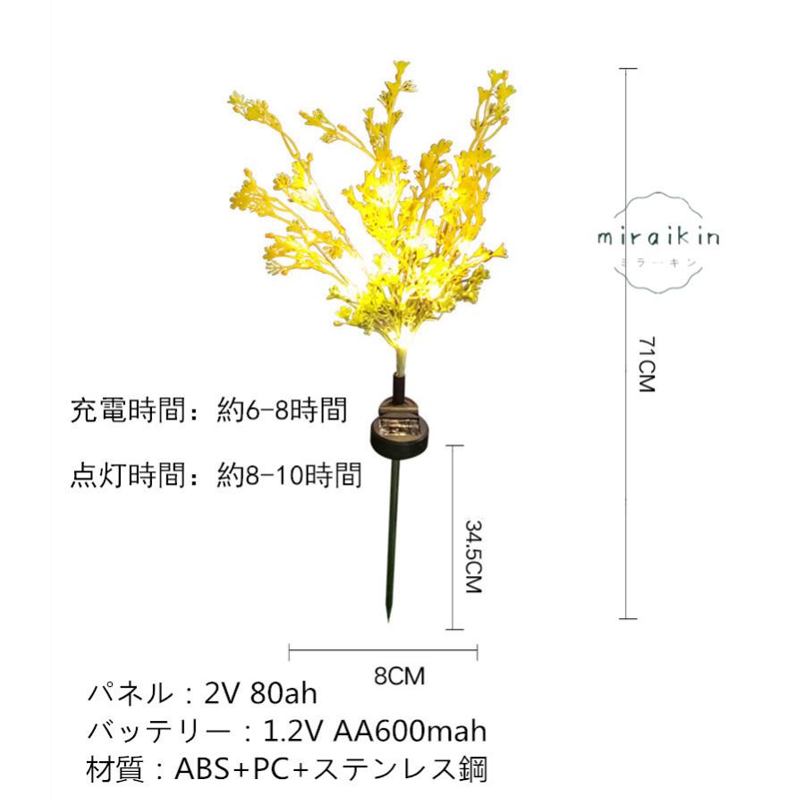 アブラナ ガーデンライト ソーラー 菜の花ライト イルミネーション