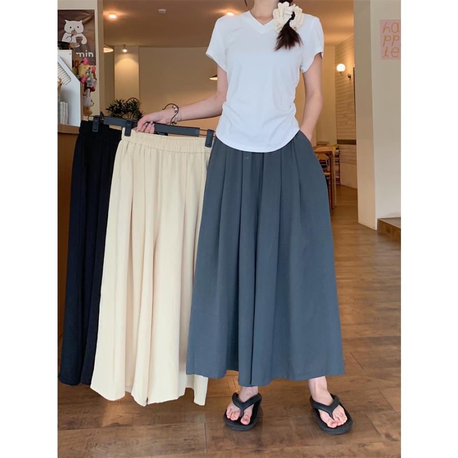 ガウチョパンツ レディース 夏 春秋 ボトムズ パンツ ズボン フレア