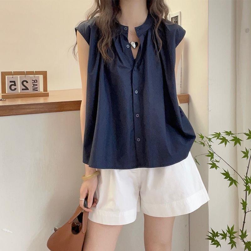 フレンチスリーブシャツ レディース 夏服 フレアシャツ aラインシャツ