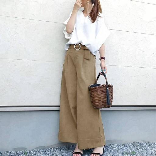 セットアップ レディース 夏服 トップス ドルマンスリーブ プル