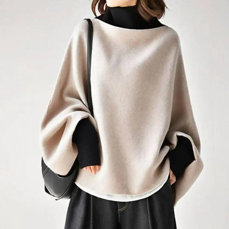 トップスレディース秋冬 プルオーバー ドルマンスリーブ Tシャツ