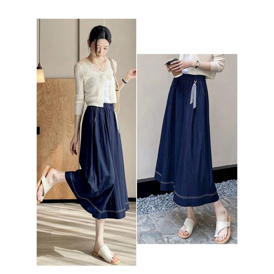 ガウチョパンツ レディース 夏服 スカーチョ ワイドパンツ ボトムズ
