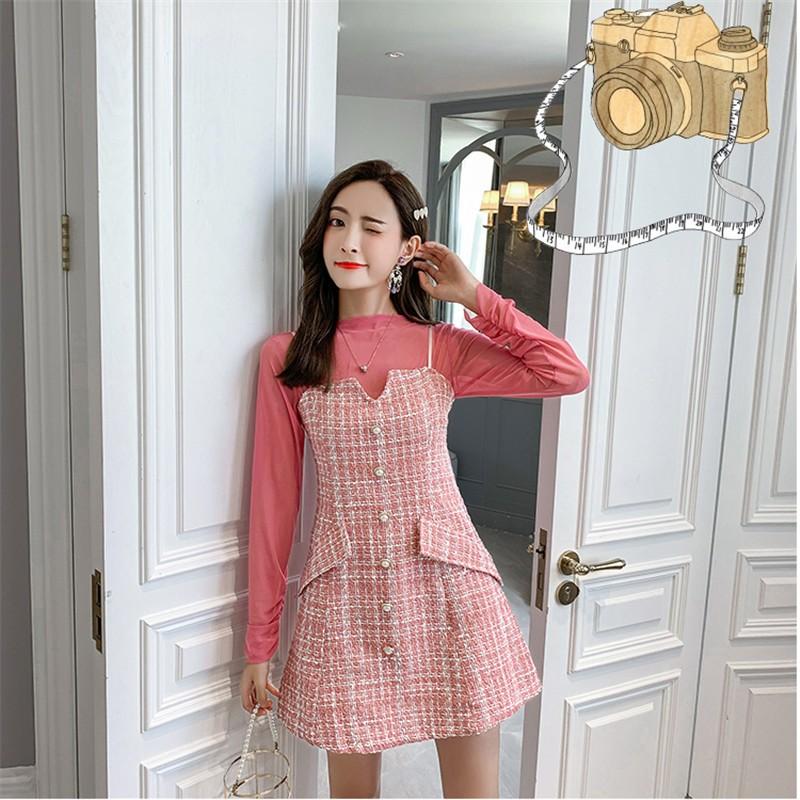 定番人気 ワンピース レディース ワンピ ショートワンピース 夏 復古 文芸 チェック キャミ ワンピース ミニ丈 送料無料 フリル 新作 スカート キ チャンピオン Alimamiy Ru