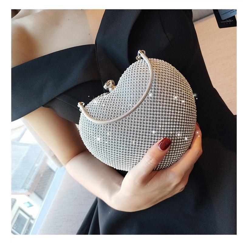 パーティーバッグ ハート型 2way 肩掛けイブニングバッグ クラッチバッグ おしゃれ ハンドバッグ レディースかばん がま口 ショルダーバッグ フォーマル Y19b07b025 アジアンストア 通販 Yahoo ショッピング